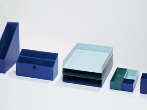 accessoire bureau bleu