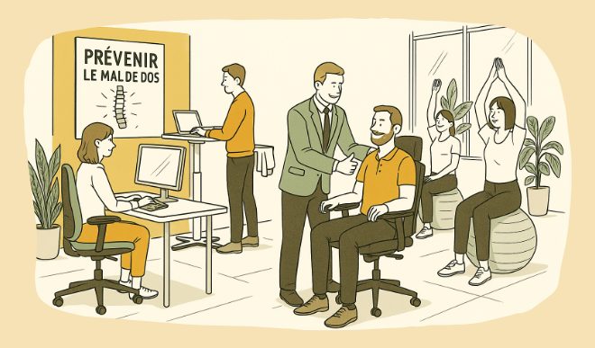 Comment prévenir le mal de dos en entreprise_